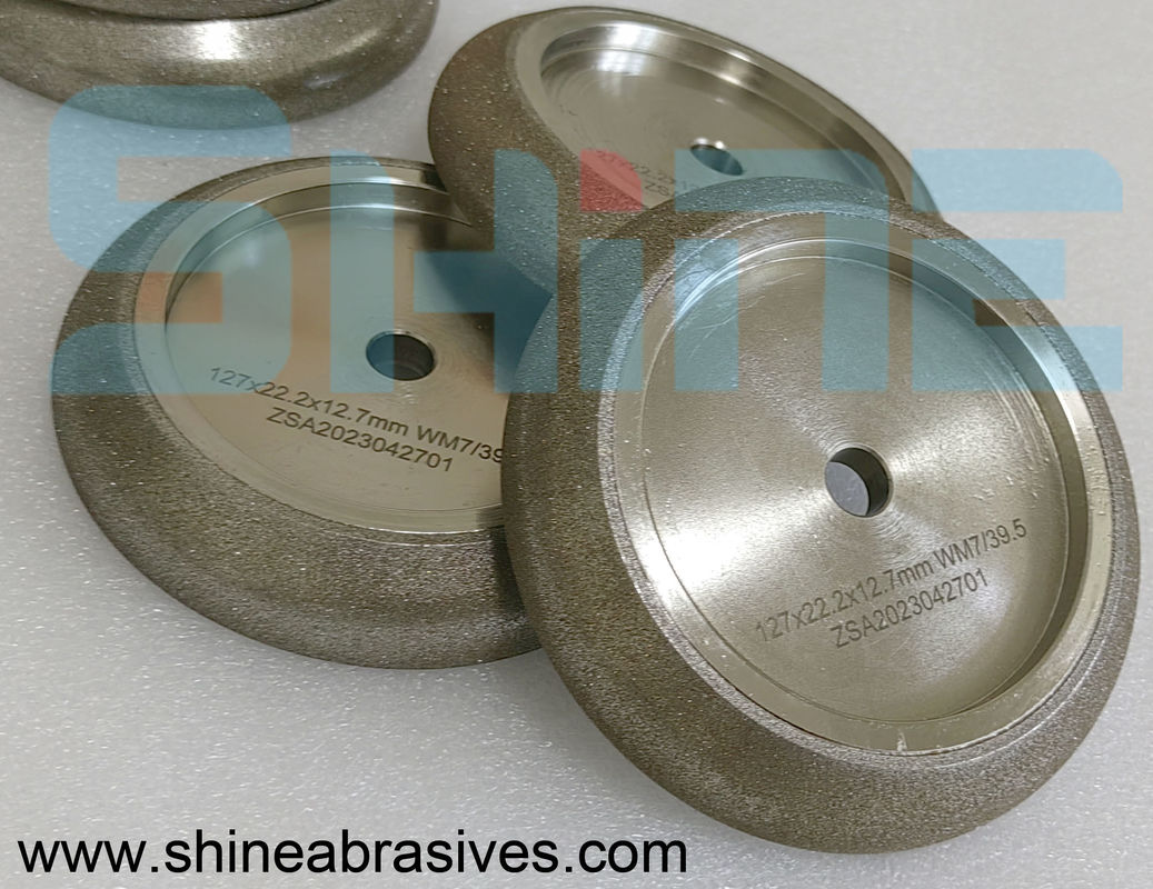 バンド鋸歯の削ることのための5" 7/39.5電気版Cbnの粉砕車輪