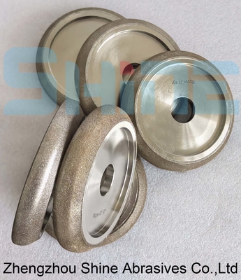 203 mm 帯目刀の刃の磨きのために電波付CBN磨き車
