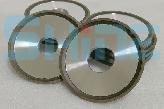 炭化物ののこ歯を削るための4V2皿の形の樹脂の結束のダイヤモンドの粉砕車輪