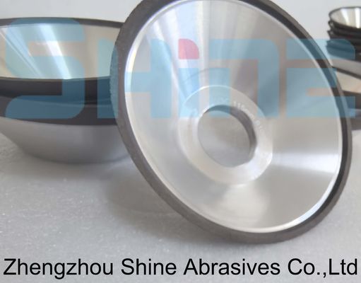 11V9 ボウル形樹脂結合 ダイヤモンド / CBN 磨き車 不oxidable 鋼