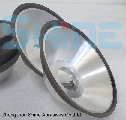 11V9 ボウル形樹脂結合 ダイヤモンド / CBN 磨き車 不oxidable 鋼