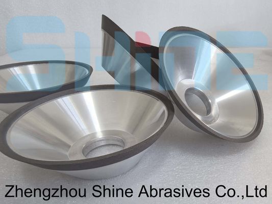 11V9 ボウル形樹脂結合 ダイヤモンド / CBN 磨き車 不oxidable 鋼