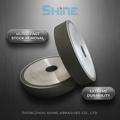 1A1 ダイヤモンドレジンボンド研削砥石 4インチ ガラスタイル用