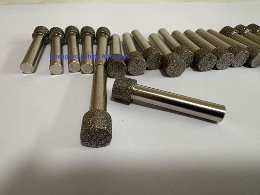 6mm シャック CBN 内部磨きとデブリングのための電圧塗装マウントポイント