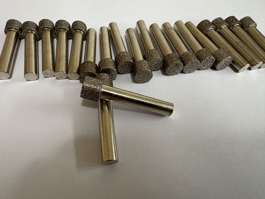 6mm シャック CBN 内部磨きとデブリングのための電圧塗装マウントポイント