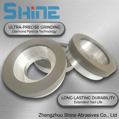樹脂結合 6A2 ダイヤモンドカップホイール 固体カルバイド材料を磨く