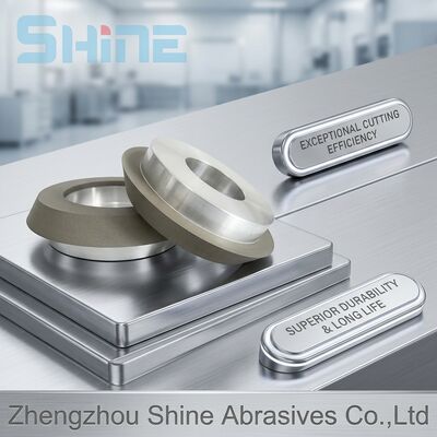 固体カルバイド材料を磨くためにカスタマイズされた6A2ダイヤモンドカップホイール